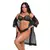 CONJUNTO DE RENDA COM TULE POÁ E HOBBY - Yaffa Lingerie