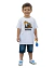 Camiseta infantil Escavadeira/Trator com nome personalizado na internet
