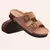 Evshine homens chinelos de cortiça verão cortiça footbed tamancos femininos a