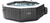 Jacuzzi Inflable Intex Burbuja Octogonal Jets 795lt 201x71cm Color Gris
