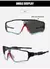 Óculos de Sol Masculino ELAX Esportivo Fotocromático e Polarizado – To Men® UV400 para Ciclismo e Atividades ao Ar Livre