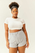 cropped babylook malha canelada essential - loja online