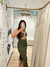 vestido midi canelado malibu - loja online