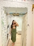 vestido midi canelado malibu - comprar online