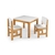 Mesa Infantil Timão + 2 Cadeiras Infantil Pooh - Branco - comprar online