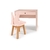 Mesa Infantil Clara + Cadeira Infantil Raya - Rosa - comprar online