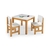 Mesa Infantil Timão + 2 Cadeiras Infantil Pooh - Branco