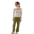 Conjunto Infantil Feminino Inverno Florido Verde - Kiki Xodó - comprar online