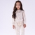 Conjunto Inverno Infantil Feminino Camisa com Babados e Calça com Laço Rose - Kiki Xodó na internet