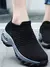 Imagem do Sapatilhas de plataforma ortopédica hipermacia para mulheres, sapatos casuais,