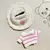 Labubu v1 v2 festa rosa branco listrado camisola copo roupas ídolo bonito bonec - shopponline