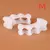 Separador de dedo do pé de silicone duro, 2 peças = 1 par, 3 buracos, hálux v - comprar online