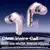 Imagem do fone de ouvido t8 tws fones enc led potência display