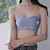 Sutiã sem alças peito envoltório bandeau sem costura respiráve - shopponline