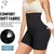 Cinta controle shapewear shorts cintura alta corpo shaper calcinha de