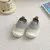 Sapatos de bebê antiderrapante respirável infantil berço meias com sola de bo - shopponline