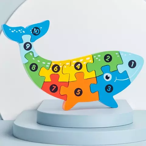 Educação Infantil Enigma De Madeira Para Crianças Pequenas E Bab,