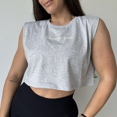 Musculosa Crop Over - tienda online