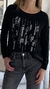SWEATER ROSARIO NEGRO