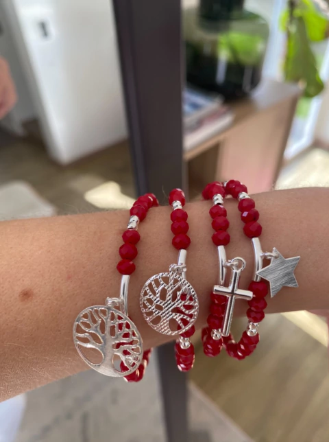 PULSERAS PROTECCIÓN ROJAS - comprar en línea