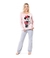 Pijama Minnie Manga larga rosa