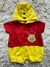 Body bebê Ursinho Pooh fleece