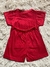 Conjunto Bebê Tigrão vermelho com shortinho listrado - comprar online