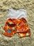 Conjunto estrela Branco com Laranja