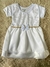 Vestido Baby Branco detalhes Dourado - comprar online