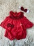 Conjunto vestido com shortinho Vermelho