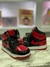Tênis Infantil Air Force Cano Alto Vermelho e Preto - Dirick Kids