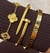 Bracelete inspiração Cartier aço inox dourado na internet