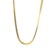 Choker fita laminada em aço inoxidável dourado na internet
