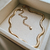 Colar malha snake semi joia em ouro 18K - comprar online