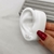 Brinco ear cuff folhas minimalista Prata 925 - comprar online