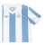 Camisa Seleção Argentina Edição Comemorativa 25/26 - Torcedor Adidas Feminina - Branca com listras em azul na internet