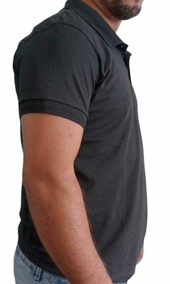 Camisa Polo Masculina Preta Básica G- Estilo Casual e Versátil - comprar online