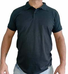 Camisa Polo Masculina Preta Básica G- Estilo Casual e Versátil