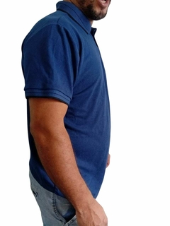 Camisa Polo Masculina Azul Marinho Clássica - comprar online