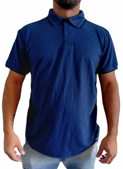 Camisa Polo Masculina Azul Marinho Clássica