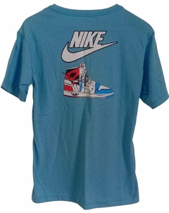 Camiseta Nike Azul "Air Jordan" Estilo Urbano - comprar online
