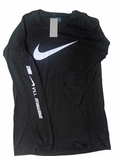 Camisa Manga Longa Esportiva Estampada-Nike
