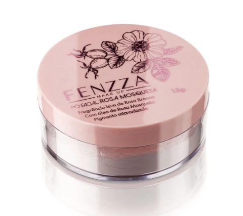 Pó Facial Solto Rosa Mosqueta - Fenzza