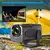 Salange HY320 MINI Android 11.0 Projetor LED Beamer Home Cinema 300ANSI 720P WIF