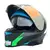 Capacete X11 Revo Pro Flagger Fosco Verde Fosco na internet