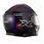 Capacete X11 Turner Escamoteável Azul e Vermelho Brilhante na internet