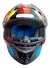 Capacete Mt Stinger 2 Asphalt E7 Preto/azul Brilho - Big Motos