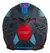 Capacete X11 Revo Pro Flagger Azul e Vermelho Fosco - Big Motos
