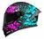 Capacete Mt Helmets Braker Crash Sv B8 Rosa/tiffany Brilho