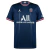 Camisa Paris Saint-Germain I 21/22 - Torcedor Nike Masculina - Azul com detalhes em vermelho e branco